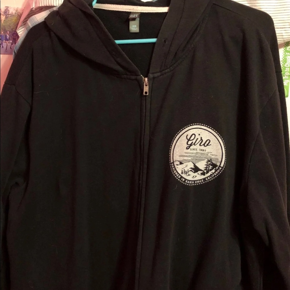 Giro Brand Biking Zip Up Hoodie